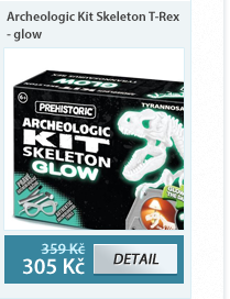 Archeologic Kit Skeleton T-Rex - glow