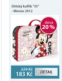 Dětský kufřík "35" - Minnie vzor 2012