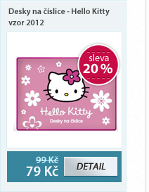 PP Desky na číslice - Hello Kitty vzor 2012