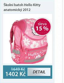 PP Školní batoh Hello Kitty anatomický vzor 2012