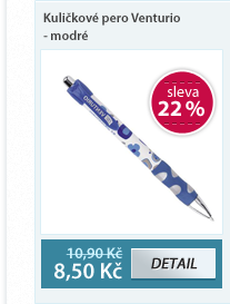 EASY Kuličkové pero Venturio - modré