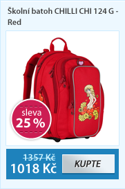 Školní batoh CHILLI CHI 124 G - Red