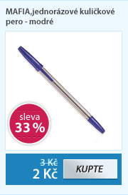 MAFIA,jednorázové kuličkové pero - modré