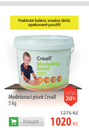 Modelovací písek Creall