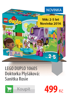 LEGO DUPLO 10605 - Doktorka Plyšáková: Sanitka Rosie
