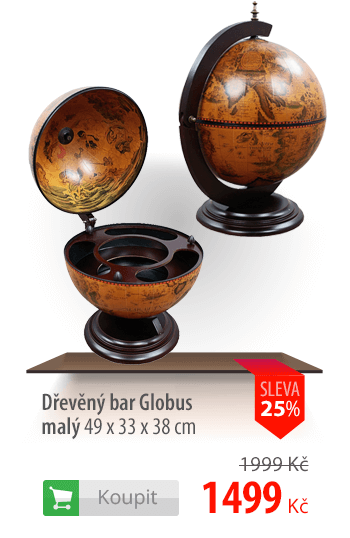 Dřevěný bar Globus malý