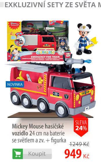 Mickey Mouse hasičské auto
