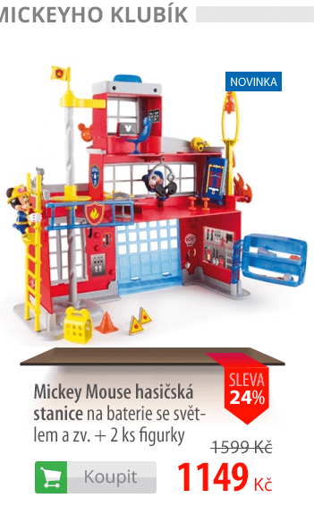 Mickey Mouse hasičská stanice