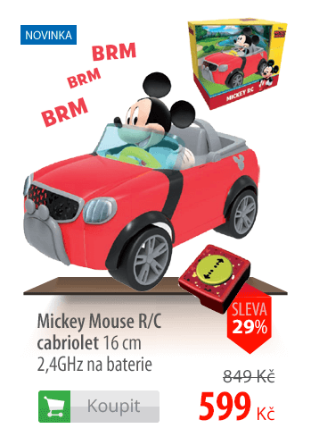 Mickey Mouse RC cabriolet