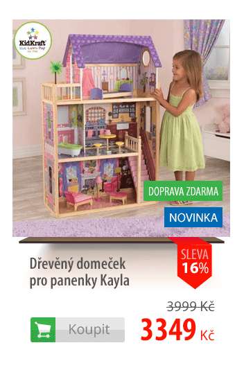 Dřevěný domeček pro panenky Kayla