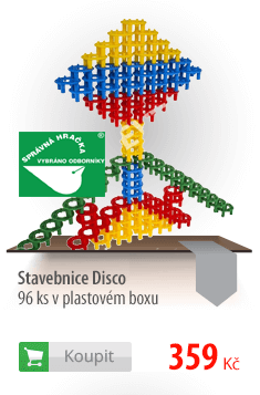 Stavebnice Disco 96ks v plastovém boxu