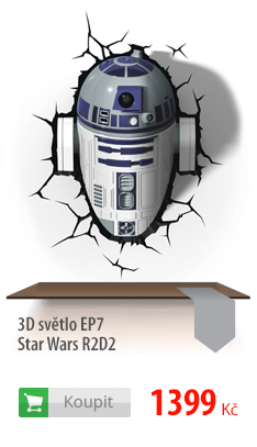 3D světlo EP7 Star Wars R2D2