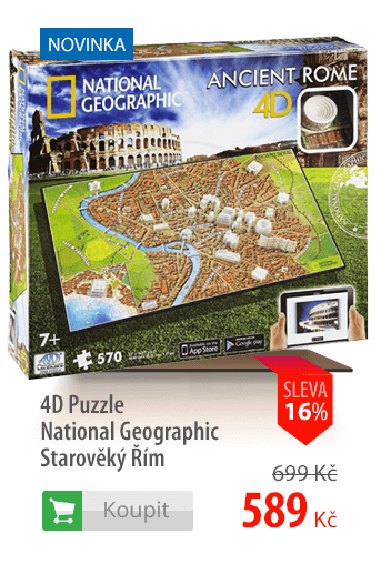 4D puzzle NatGeo Starověký Řím