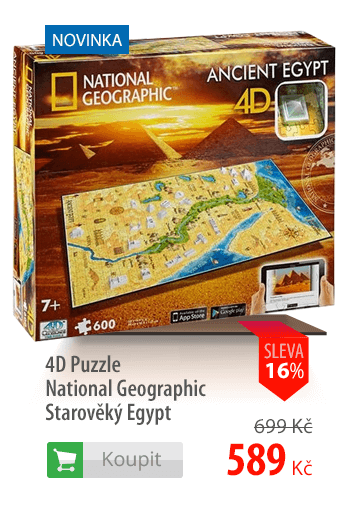 4D puzzle NatGeo Starověký Egypt