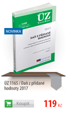ÚZ 1165 Daň z přidané hodnoty 2017