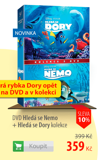 DVD Hledá se Nemo + Hledá se Dory