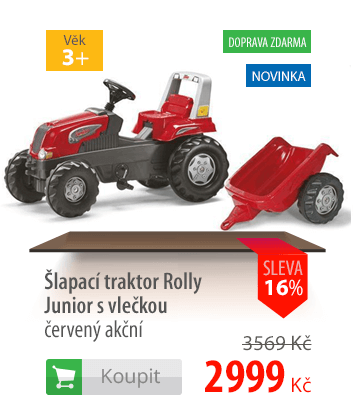 Šlapací traktor Rolly Junior