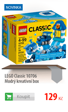 LEGO Classic Modrý kreativní box