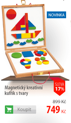 Magnetický kreativní kufřík s tvary