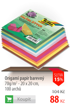 Origami papír barevný