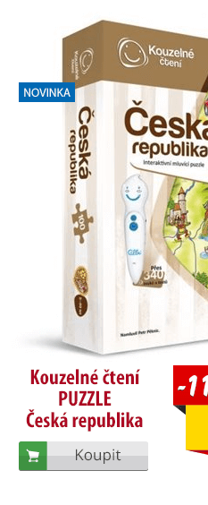 Kouzelné čtení Puzzle Česká republika