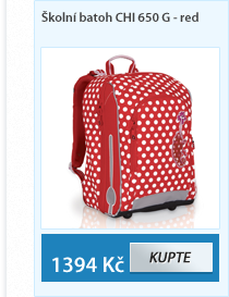 Školní batoh CHI 650 G - Red