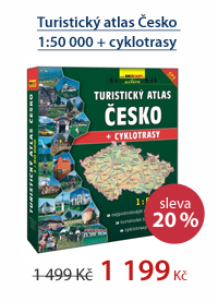 Turistický atlas Česko - 1:50 000 + cyklotrasy