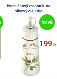 Porcelánový zásobník na olivový olej Olio D´oliva