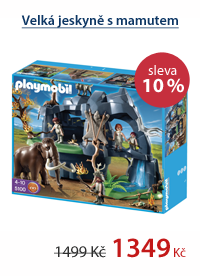 Velká jeskyně s mamutem - Playmobil