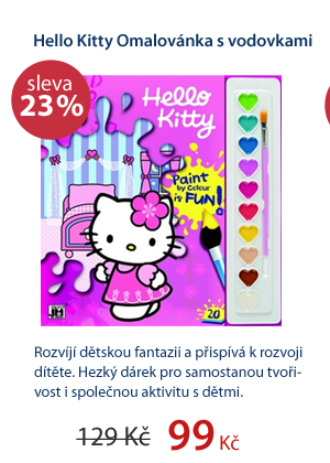 Hello Kitty Omalovánka s vodovkami