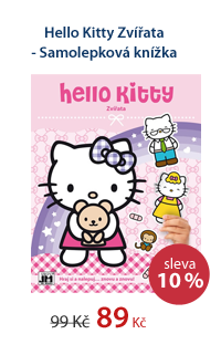 Hello Kitty Zvířata - Samolepková knížka