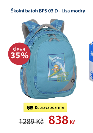 Školní batoh BPS 03 D - Lisa modrý