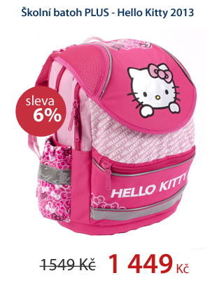 Školní batoh PLUS - Hello Kitty 2013