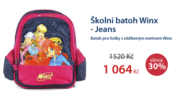 Školní batoh Winx - Jeans