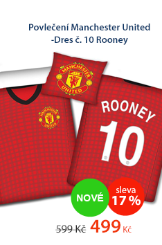 Povlečení Manchester United Dres č. 10 Rooney