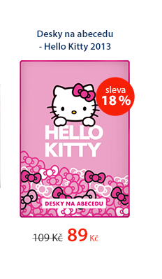 Karton PP Desky na abecedu- Hello Kitty
