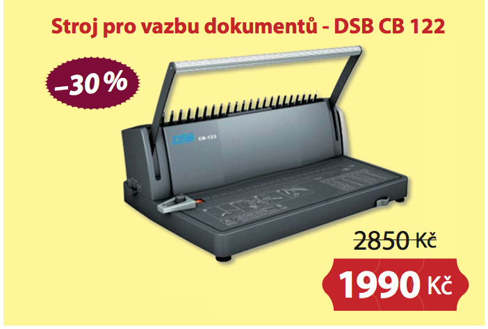 Stroj pro vazbu dokumentů - DSB CB 122
