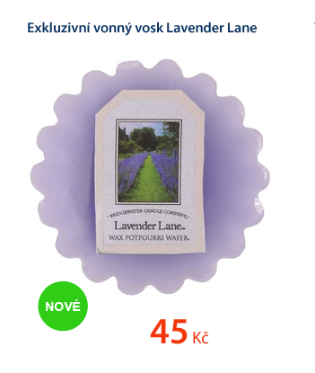 Exkluzivní vonný vosk Lavender Lane

