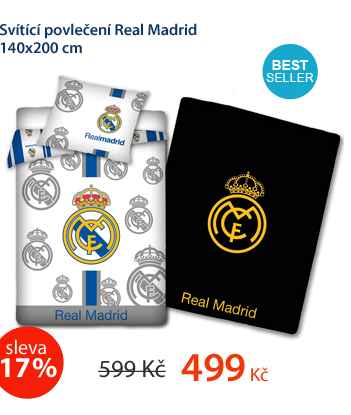 Svítící povlečení Real Madrid 140x200
