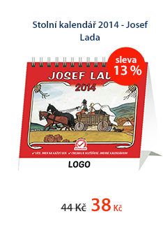 Stolní kalendář 2014 - Josef Lada
