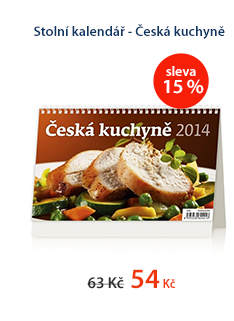 Stolní kalendář 2014 - Česká kuchyně
