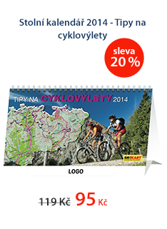 Stolní kalendář 2014 - Tipy na cyklovýlety
