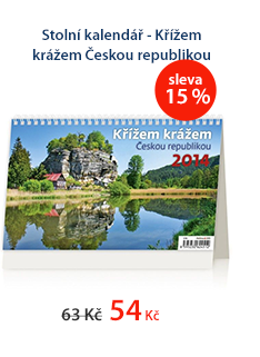 Stolní kalendář 2014 - Křížem krážem Českou republikou
