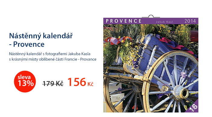 Nástěnný kalendář 2014 - Provence
