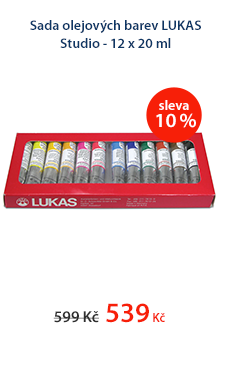 Sada olejových barev LUKAS Studio - 12 x 20 ml
