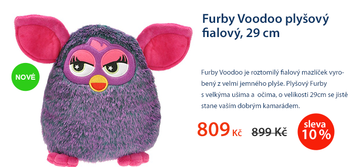 Furby Voodoo plyšový fialový 29 cm
