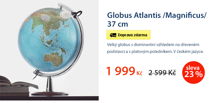 Globus Atlantis /Magnificus/ 37 cm
