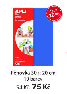 Pěnovka 30 × 20 cm - 10 barev