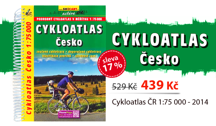 Cykloatlas ČR 1:75 000 - 2014